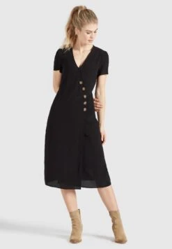 Khujo Porgy - Vestido Informal - Schwarz