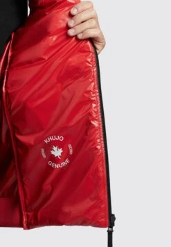 Khujo Wemo Shiny - Chaleco - Rot -Khujo 1179fd1551ef4fbb945e93cef5d2c771