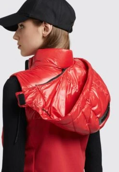 Khujo Fabia Shiny - Chaleco - Rot -Khujo 6e425a24d9ee40eeb3e8e2cd29599439