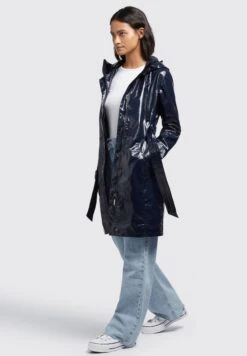 Khujo Alecia - Gabardina - Dunkelblau 6 Khujo Alecia - Gabardina - Dunkelblau -Khujo 71583d54e8c6482e8363a5ace38d525c