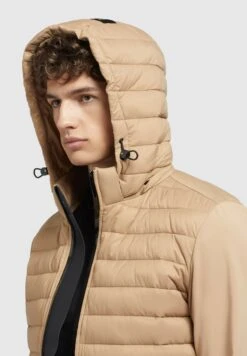 Khujo Bolt Matt - Chaqueta De Entretiempo - Beige -Khujo a9351a32a09c479eaf91415880dfe767