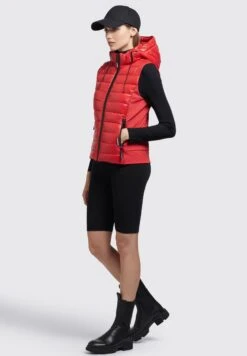 Khujo Fabia Shiny - Chaleco - Rot -Khujo c8ca6ad25044456384c462f9276baf72